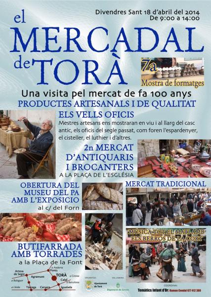 Mercadal de Torà i Mostra de Formatges de la Catalunya Central Torà 2014