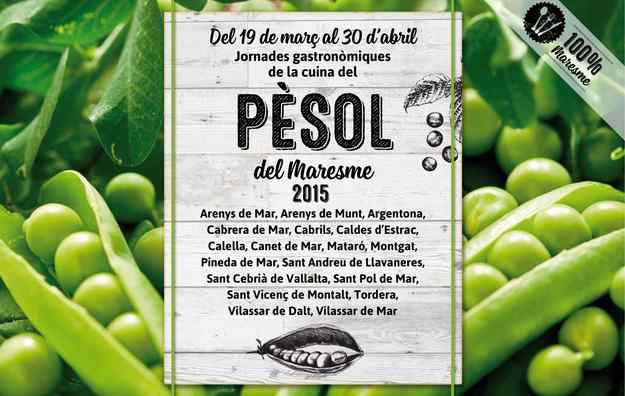 Jornades Gastronòmiques del Pèsol del Maresme del 2015