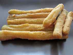 Hamburgueses vegetarianes i calçots arrebossats 03