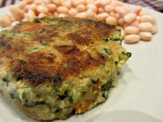 Hamburgueses i croquetes de mill amb bledes i pastanaga 04