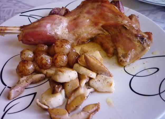 Espatlla de cabrit al forn