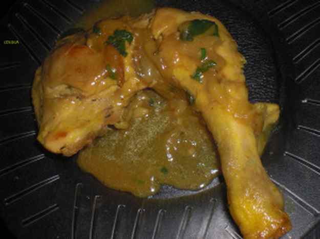 Pollastre amb mel i mostassa