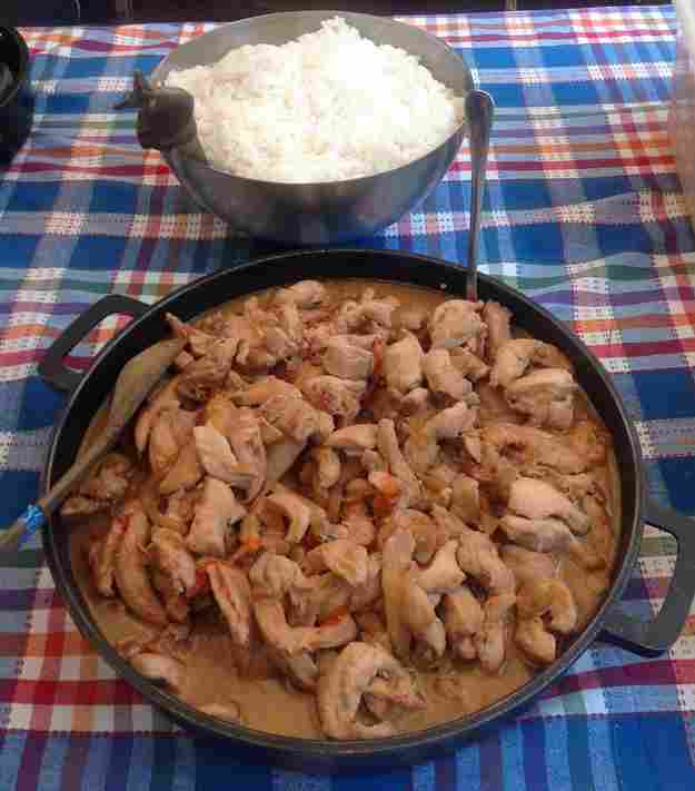 Pollastre amb salsa teriyaki de la Carme