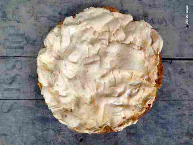 Pastís de poma amb merenga