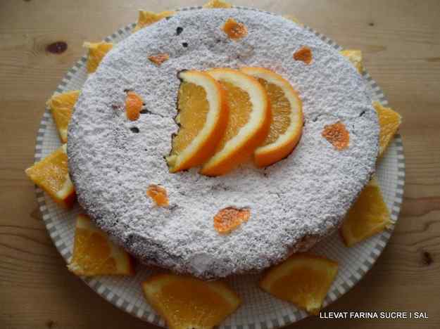 PASTÍS DE TARONJA SENSE GLUTEN