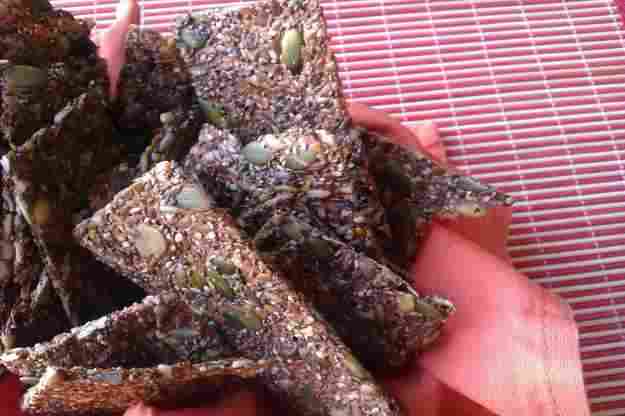 "Crackers de llavors" amb deshidratadora