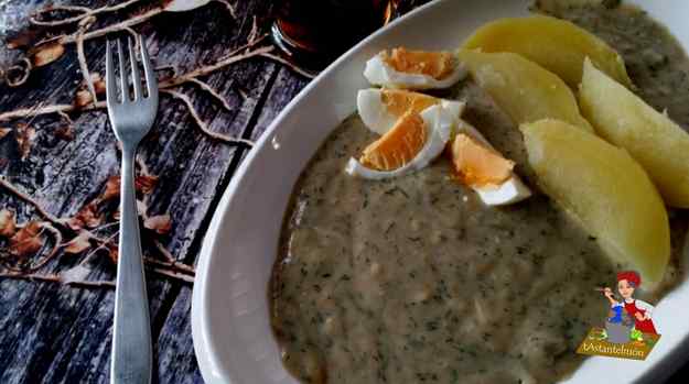 Salsa d’anet amb creïlles i ou bullit – Koprová omáčka