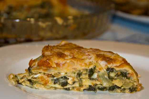 PASTÍS DE CREPS AMB BLEDES