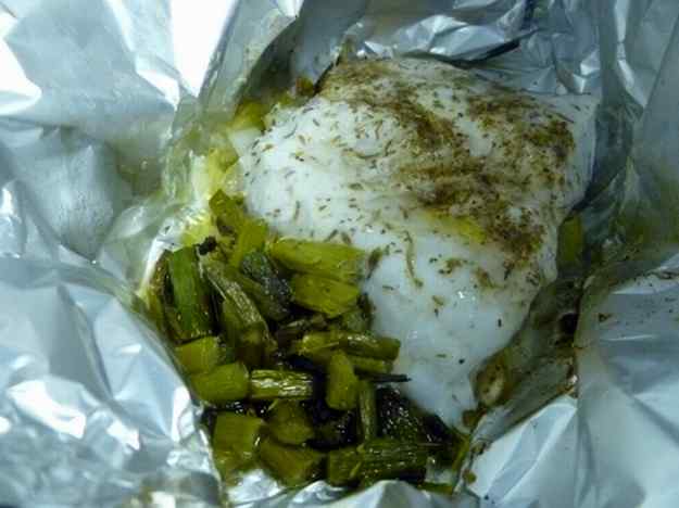 Papillot de lluç a la farigola