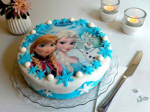Pastís d’aniversari de la Frozen