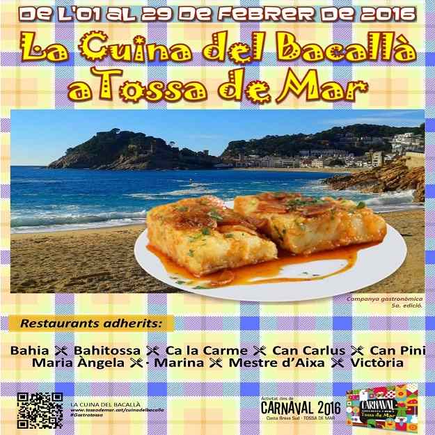 Edició de la Cuina del Bacallà – Tossa de Mar 2016