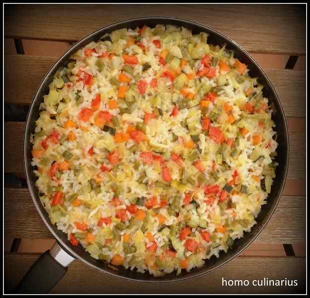 Un arròs amb verdures