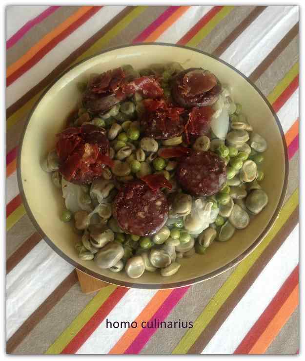 Unes faves estofades amb botifarra negra