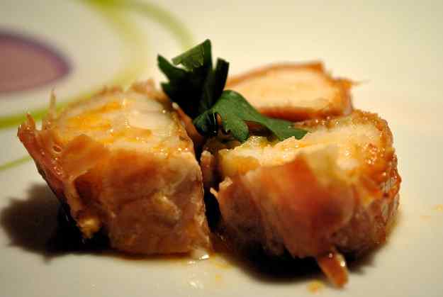 Rap enfaixat amb pernil