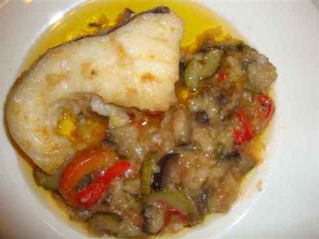 Bacallà amb verdures