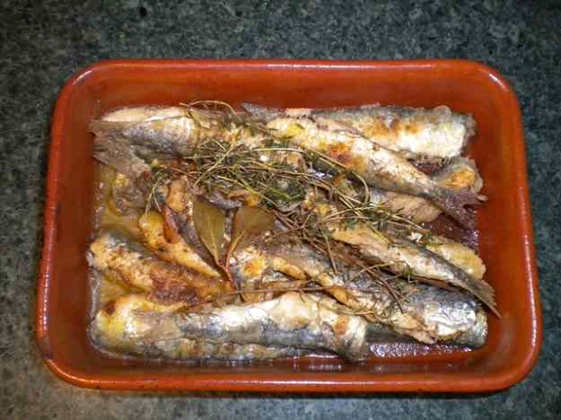 Sardines escabetxades