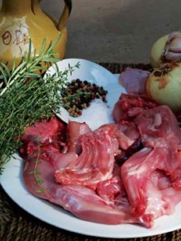 Conill a la vinagreta