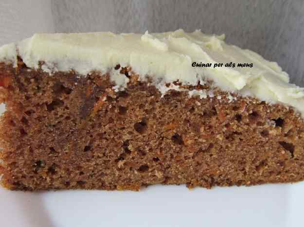 Carrot cake o pastís de pastanaga