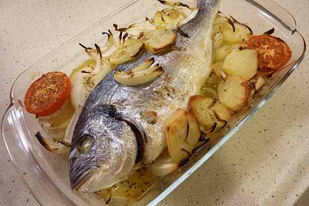 Orada al forn