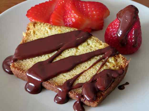 Cake de taronja amb xocolata calenta 01