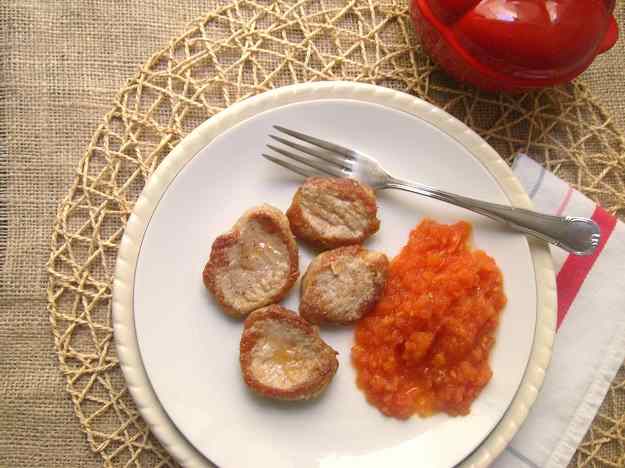 Filet de porc amb tomàquet natural