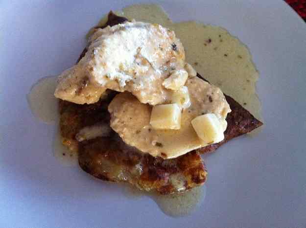 Pollastre amb formatge i “torta” de patates (92/135)