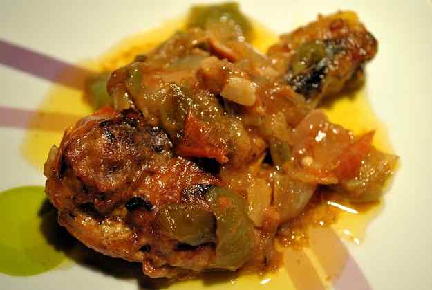 Pollastre al chilindrón