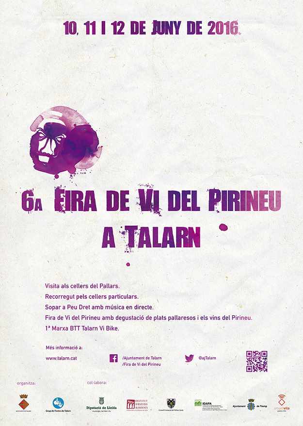 6a Fira de Vi del Pirineu – Talarn 2016