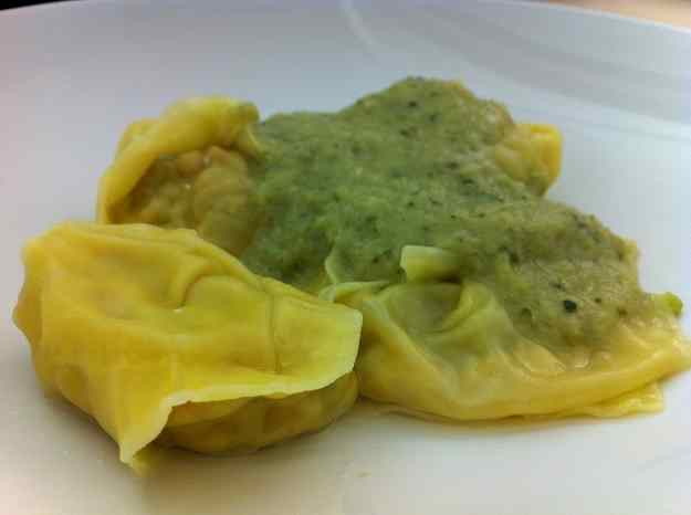 Tortellinis amb bròquil i tofu