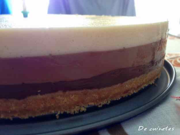 Pastís tres xocolates