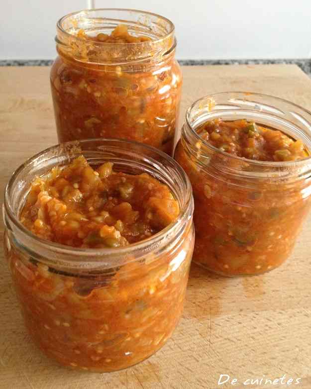 Samfaina per conservar