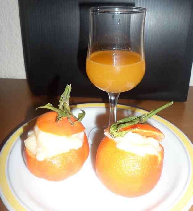 CREMA PASTISSERA I MANDARINES FARCIDES. (Recepta amb Thermomix)