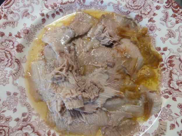 Espatlla de porc al forn