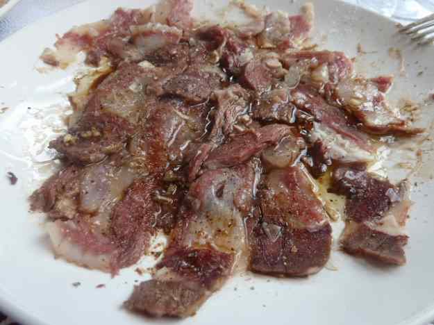 Carpaccio de capipota