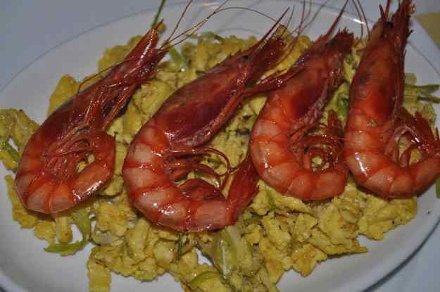 Remenat d'alls tendres i gambes vermelles