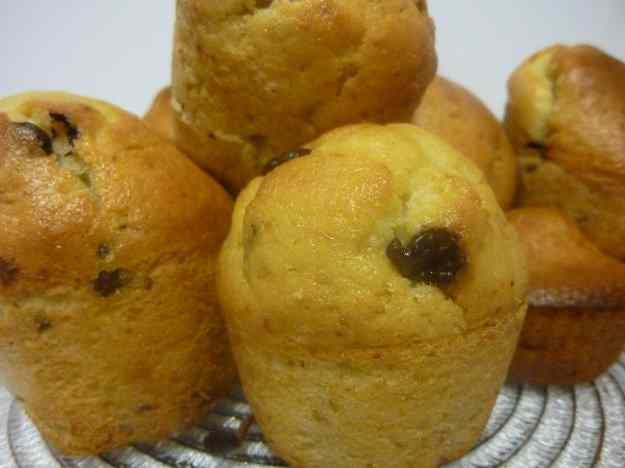 Magdalenes de plàtan i xocolata