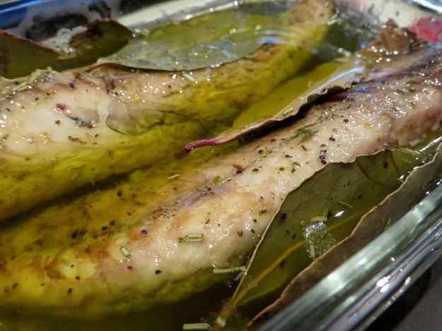 Verat en escabetx de llimona