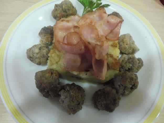 TRINXAT DE COL I PATATA AMB CRUIXENT DE BEICON