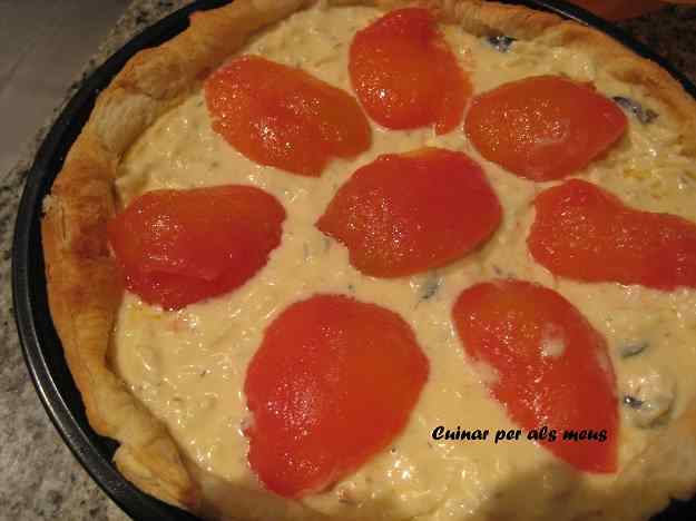 Quiche de formatges