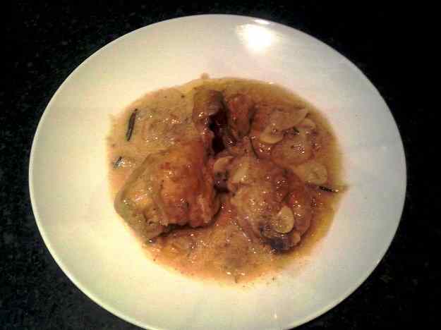 Cuixes de pollastres al cava