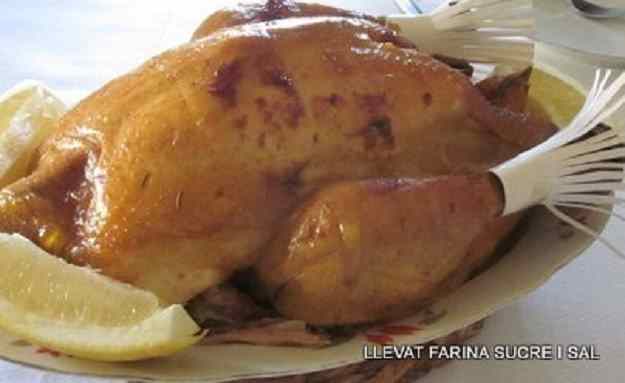 CAPÓ AL FORN AMB LLIMONA I MANTEGA