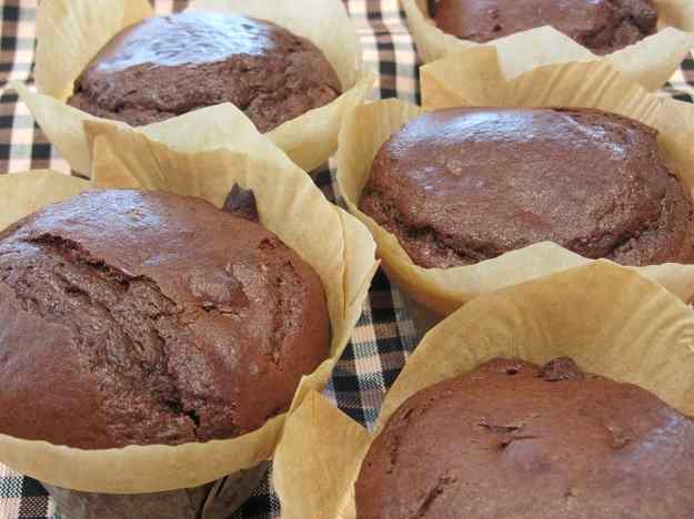 Muffins de xocolata amb nocilla