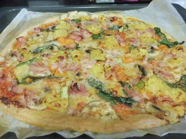 COCA DE VERDURES I XAMPINYONS